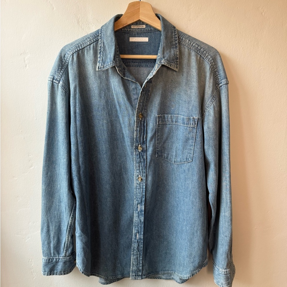 MOTHER, Denim Overshirt, One Size